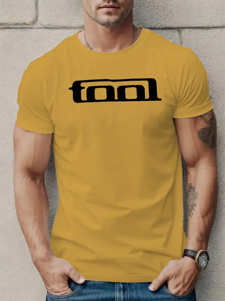 Tool Printed T-Shirt Men's Cotton T-Shirt Summer Casual Short Sleeve TShirts Fashion Loose O Neck Streetwear Oversized Tees