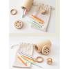 Color Wooden Take Balance Stick Game Children Puzzle Toy Set For Cognition Color