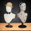 Display Model Head Mannequin Hat Stand Adjustable Height for Jewelry