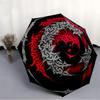 1pc Gothic Artwork Automatic Open/close, All-Season Portable Folding Umbrella for Friends, Travel, Everyday yy250812203