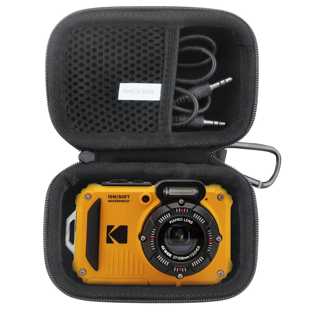 WAIYUJP Storage Case Compatible Kodak PIXPRO WPZ2 Compact Digital Camera Protective Carrying Storage Case.
