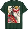 Sun Wukong Monkey King Fierce Japanese Art Graphic Tee Breathable Cotton Casual TShirt For Men