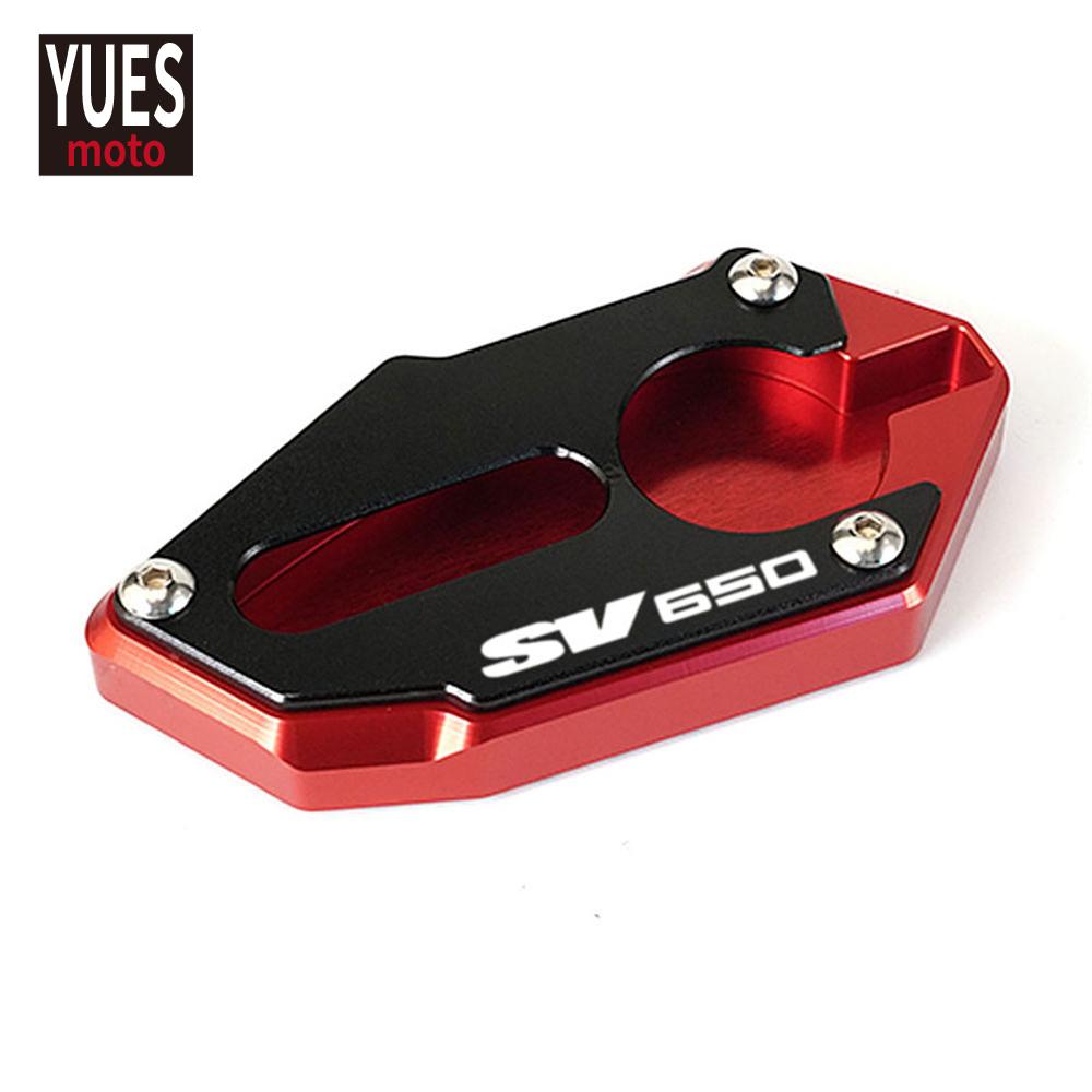 Motorcycle Accessories Kickstand Plate Side Stand Pad Enlarger For SUZUKI SV650X 2018- SV650 SV 650 2016-