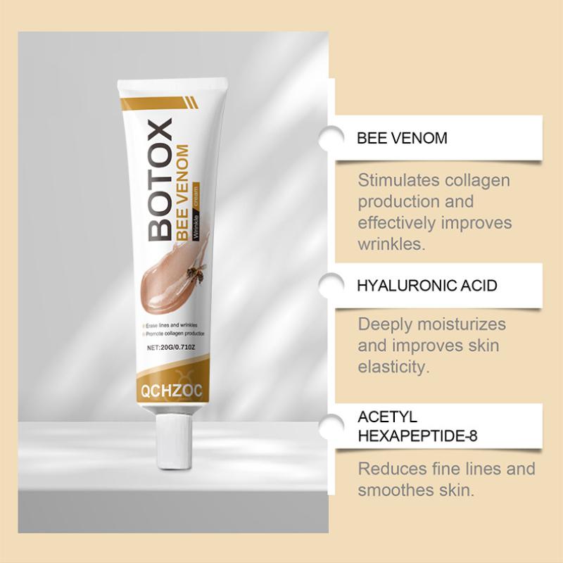 Crema Veleno d'Api Idratante Pelle Aumentato Ridurre Linee Sottili Idratazione Profonda Cura del Viso Crema Anti-Età Per Donna