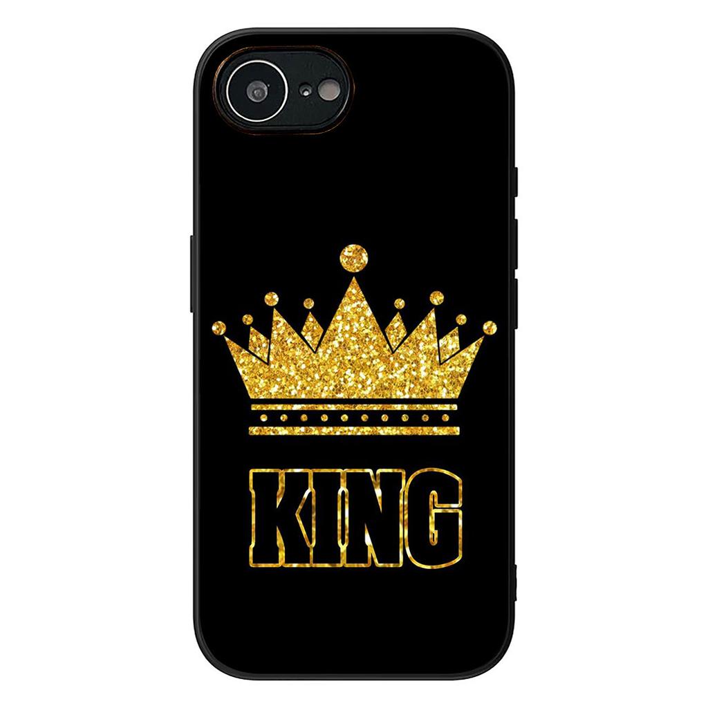 King Queen Lovers Crown Princess Phone Cover for Samsung Galaxy A06 A05 A14 A50 A51 A52 A12 A13 A23 A70 A07 A25 A26 A72 A56 Case