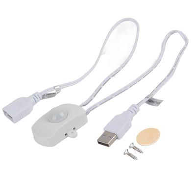 2A DC 5?24V PIR Infrared Motion Sensor Detector Automatic Switch LED Strip USB Interface White
