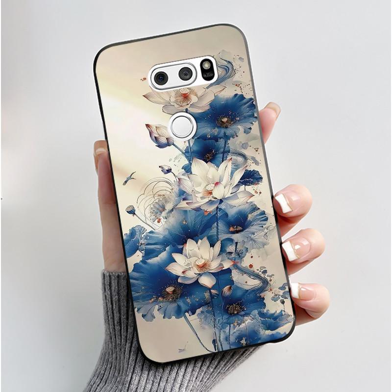 Casing For LG V30 V30+ V30S V30S+ V35 V35+ ThinQ Slim Soft Black Silicon Case Aesthetic Luxury Cute Cool Boys Girls Back Cover