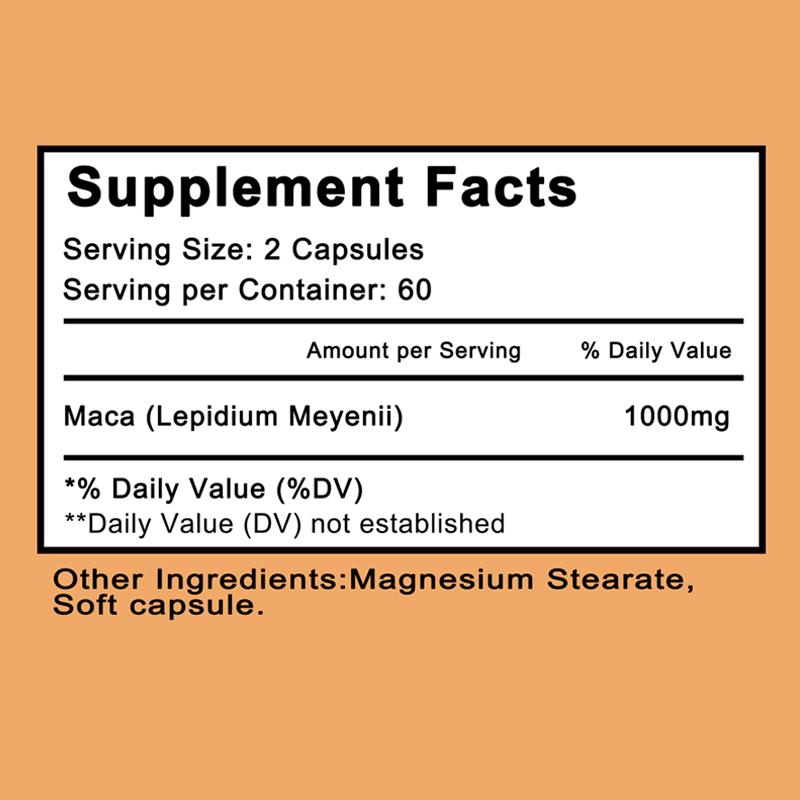 Maca 1000mg Shape Butt Booty Shaper Super Macaxl Pretty Butt 120 Capsules