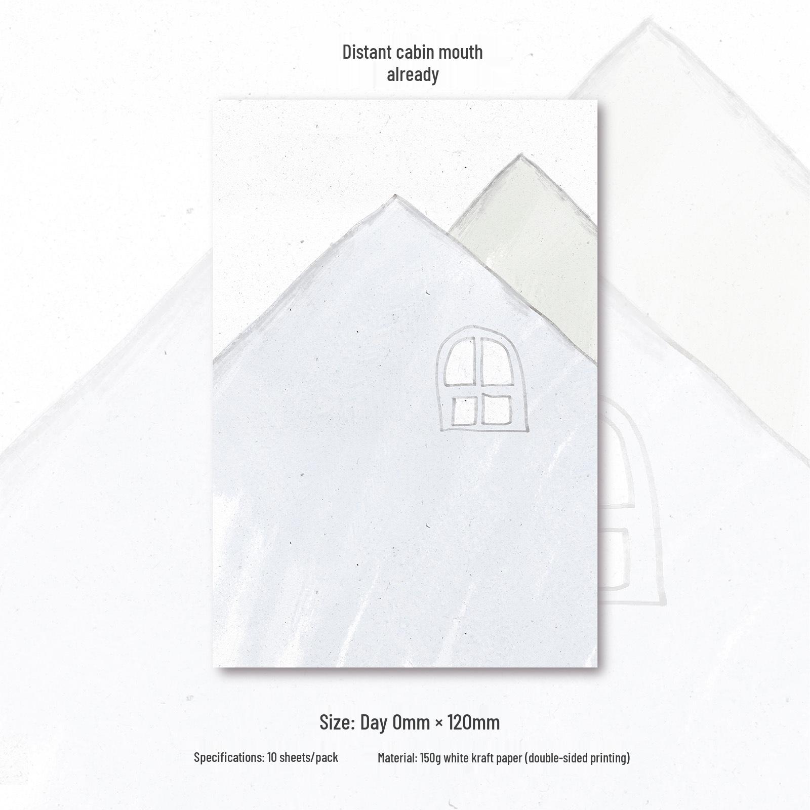 AGUGU Salt-Style Sticky Notes A7 Notebook Replacement Pages, 80x120