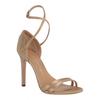 Salvatore Ferragamo Ines X5 Crystal Embellished Strappy Sandals Gold