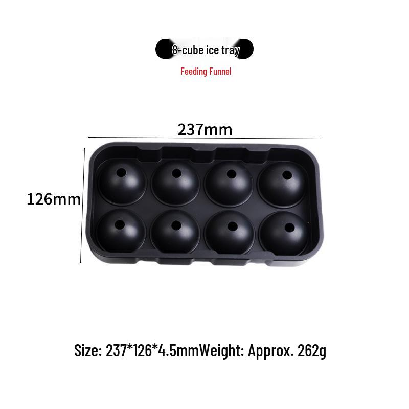 Commercial Food-Grade Silicone Ice Ball and Cube Mold