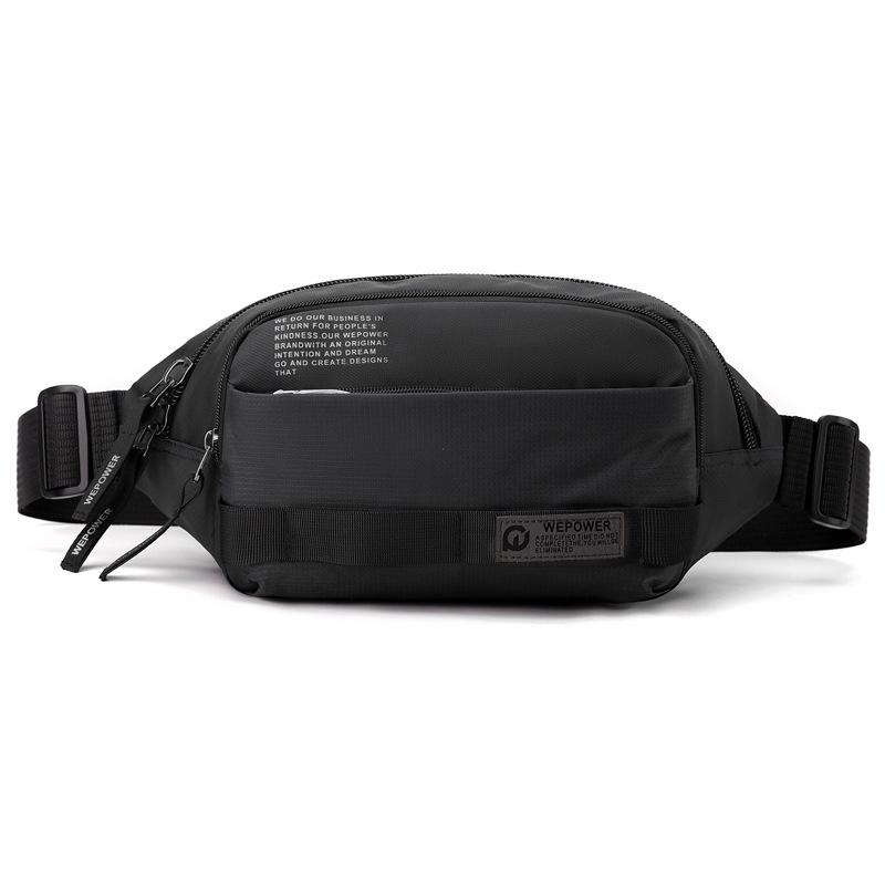 Versatile Large Capacity Men's Chest Bag Fashion Casual Phone Crossbody Sling Bag Cycling Waist Pack for Outdoor Daily