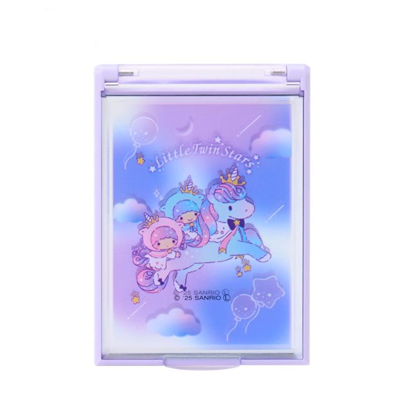 Sanrio Kiki & Lala 50th Little Twin Stars Mirror (Twilight Unicorn) Japan NEW