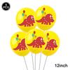 Geschirr-Ballon-Set mit Cartoon-Dinosaurier-Motiv, für Kindergeburtstage, Einweggeschirr, Veranstaltungsort-Dekoration, Fotografie-Requisiten