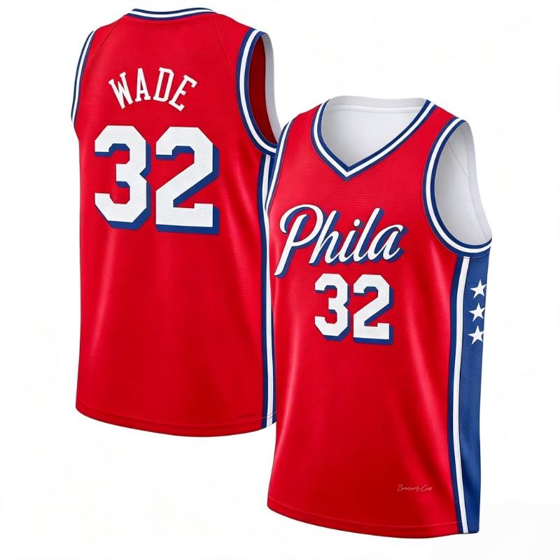 Philadelphia 23 Basketball Jersey Sleeveless Tank Top Quick Dry Sport Streetwear Fans Training Vest White Blue Family Matching