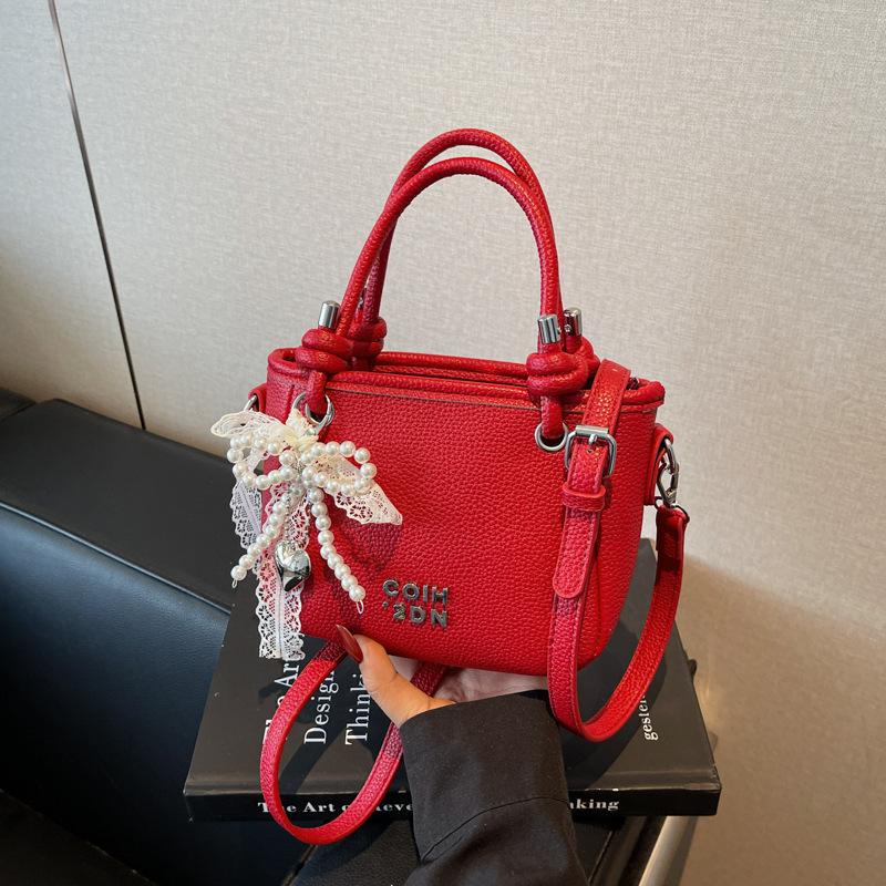 New Foreign Trade Dopamine Fresh and Fashionable Portable Bucket Bag Light Luxury Shoulder Messenger Bag Female Versatile