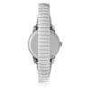 Timex Women's T2H371 Quartz Easy Reader Watch with White Dial Analogue Display and Silver Stainless Steel Bracelet