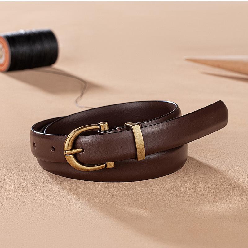 elt omen's minimalist retro belt, female student trendy fashion belt, factory