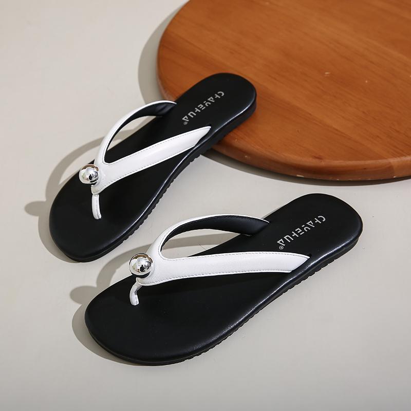 CRLAYDK Women's Arch Support Flip Flops Comfortable Slip On Summer Beach Thong Sandals Ladies Walking Indoor Outdoor Slippers