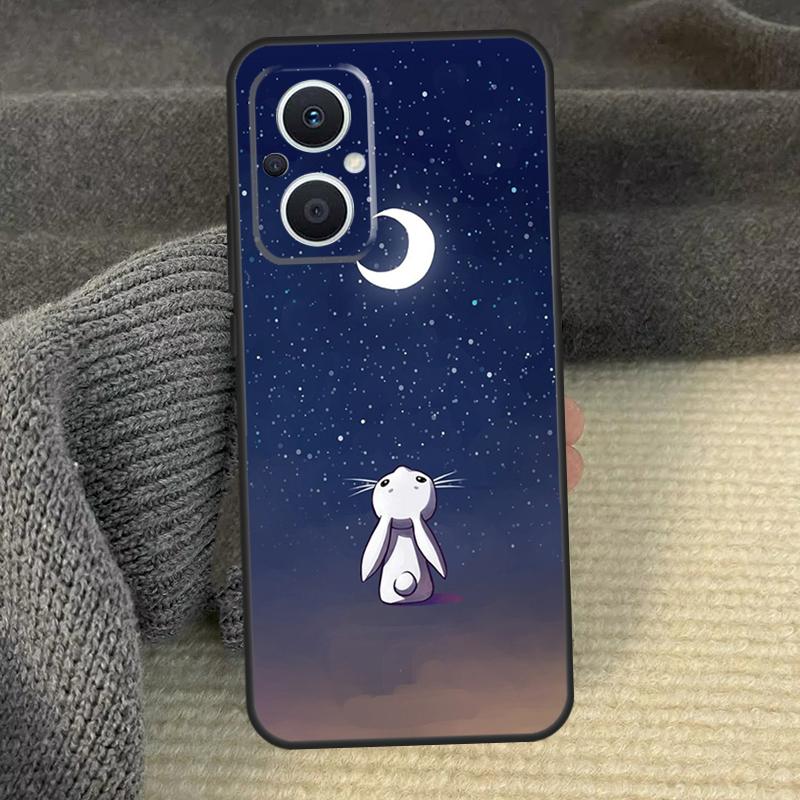 Rabbits Bunnies Cover For OPPO Reno 8T 8 Lite 14F 13F 12 F 11 F 14 13 10 Pro OPPO Find X8 X6 X5 X9 Pro Case