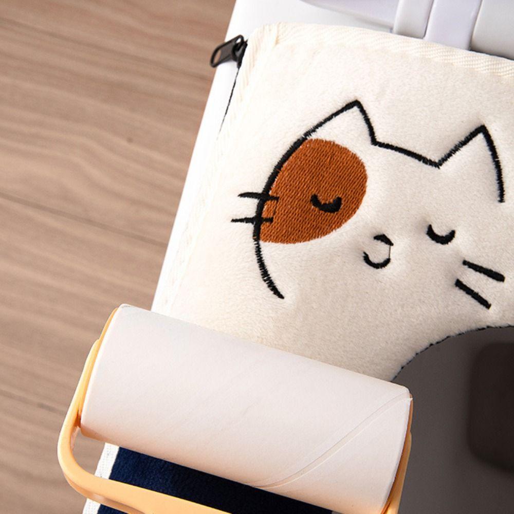 Handle Plush Toilet Seat Cover Thicker Closestool Mat Universal Toilet Pad Bathroom