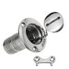 38/50MM AISI 316 Stainless Steel Deck Filler with Key Cap GAS DIESEL FUEL WASTE WATER Mirror Polish Marine Deck Filler Cap