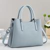 Pu Leather Large Shoulder Bag With Multiple Pockets For Office And Daily Use