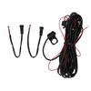 Motorcycle Handlebar Button Switch LED Fog Light Switch Harness Waterproof for ATV Dirt Bike