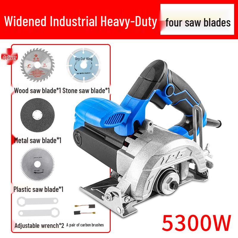 Electric Multi-Function Handheld Chainsaw: Wood, Stone, Tile Cutter 