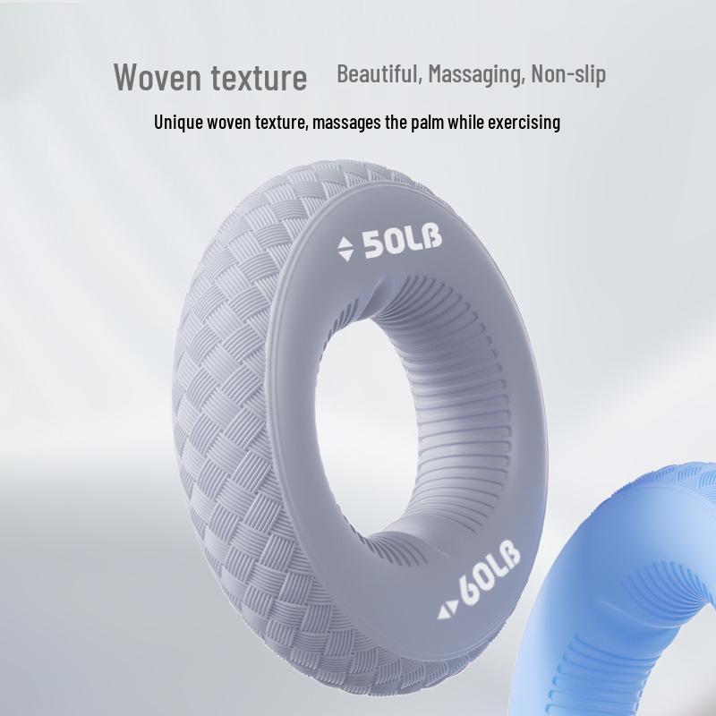 Dual Resistance Silicone Grip Strengthening Ring for Hand, Arm, and Finger Rehab - for Men and Women
