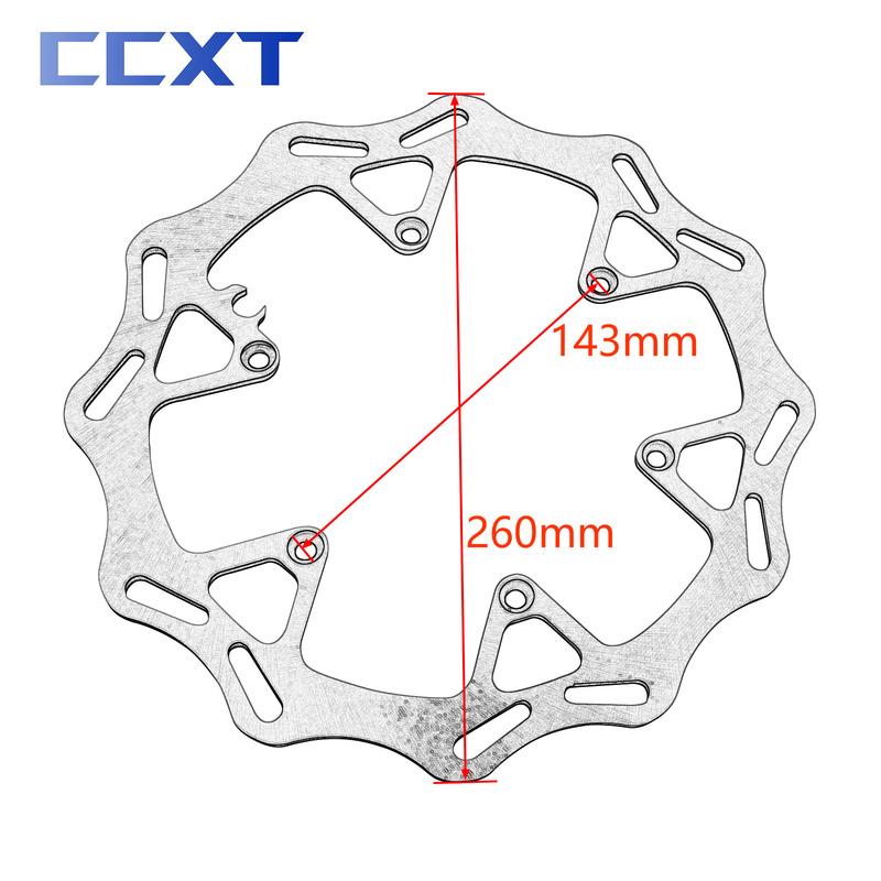 Motorcycle 260MM 220MM Front Rear Brake Discs Rotors For KTM EXC EXCF SX SXF XC XCF XCW TPI Six Days 500 450 400 350 300 250 125