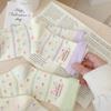 Sweet Color Love Socks Women'S Striped Breathable Stack Socks Macaron Cloth Label Socks