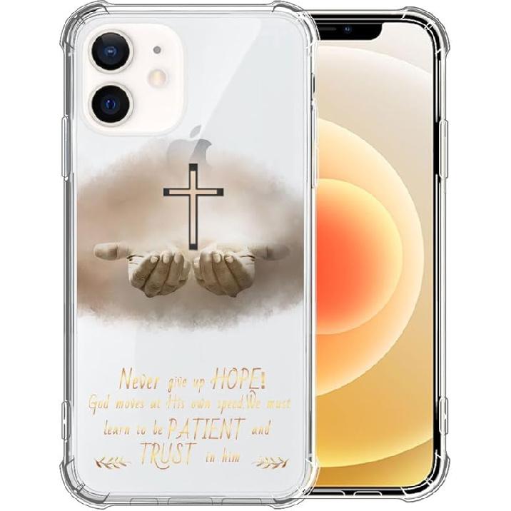 for iPhone 12 Mini Case Clear,TLT Pink Bow Transparent Soft Shockproof Protective Slim Thin Bumper Pattern Design Phone Case