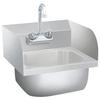 VidaXL Commercial Hand Washing Sink with Faucet Hand Wash Basin Countertop Kitchen Canteen Catering Workshop 51115