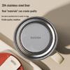 304 Stainless Steel Insulated Coffee Mug with Lid and Handle - Anti-Scald Design, Perfect Couple's Gift.