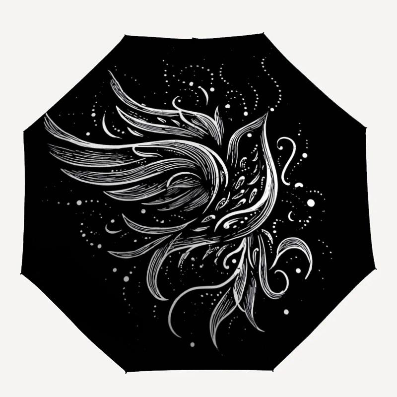 

1pc Wings Space Pattern Umbrella Design Automatic Opening and Closing Umbrella, High-quality Travel Umbrella, Lightweight and Portable, -32