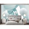 3d Space Wallpaper Ball Abstract Building Wall Murals Modern Living Room Bedroom Mural Wallpaper