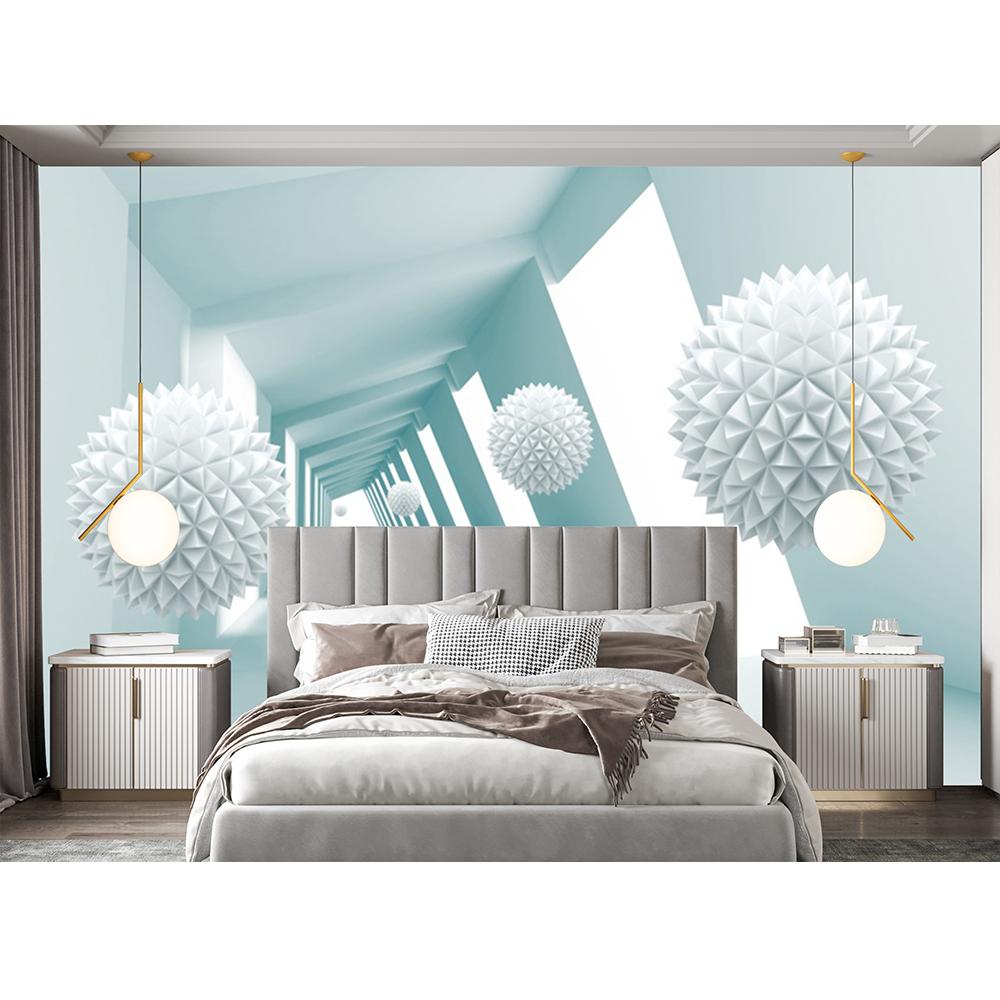 3d Space Wallpaper Ball Abstract Building Wall Murals Modern Living Room Bedroom Mural Wallpaper