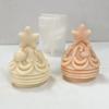 Christmas Tree Shaped Silicone Molds for Candle Soap Plaster Decoration, Fondant Silicone Molds for Chocolate Cake