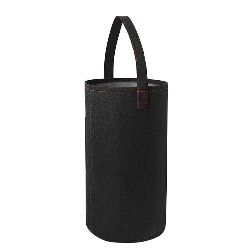 

Многофункциональный войлочный подвесной мешок для выращивания томатов, перевернутый горшок для посадки, мешки для выращивания клубники, овощей, цветов, садовый горшок для растений чёрный