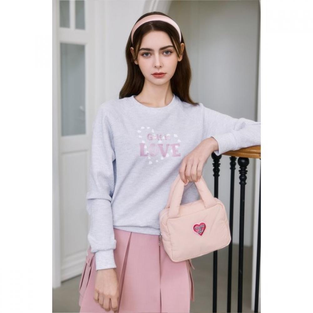 Goxo Light Gray Waffle Men S SweatShirt S(44-55)