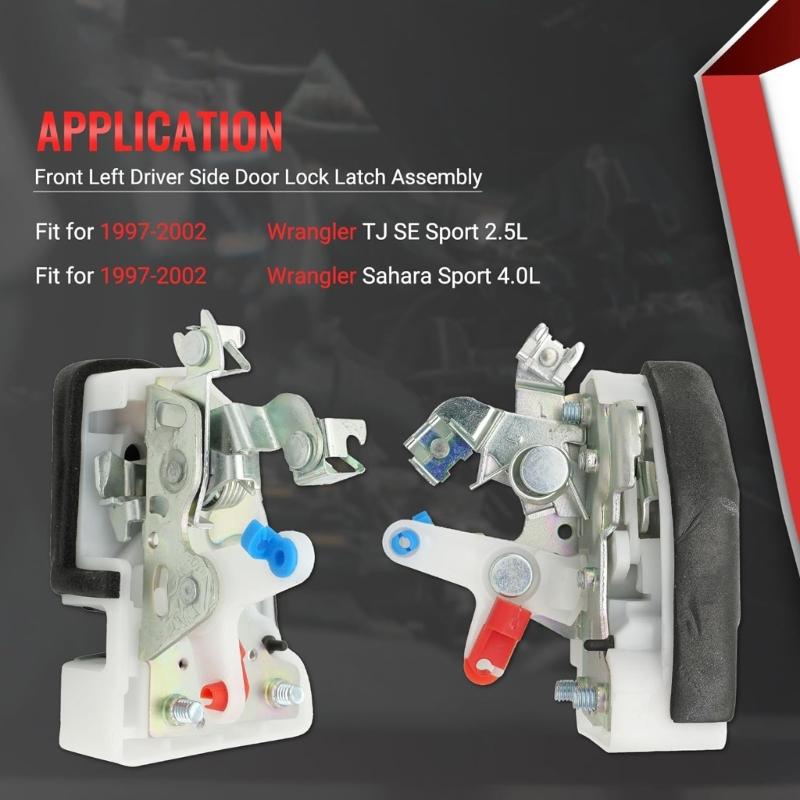 Driver Side Vehicle Door Lock Latches Mechanism System Enhancing Security High Durability Metal Replacement 55075991AE