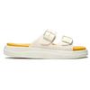 Li-Ning Casual Comfortable Non-Slip Durable Slide Sandals Men Footwear Off-White Yellow AGAU011-6