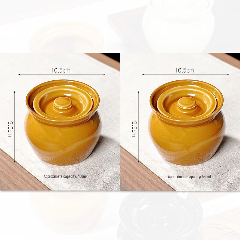 Zhaoran Ceramic Double Boiler Stew Pot