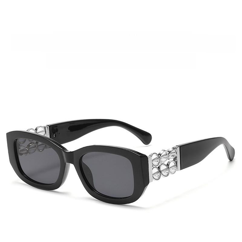 Baroque Fashion Square Sunglasses Women Uv400 Sun Glasses For Party And Street Style