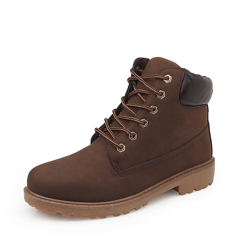 Men's High-Top Martin Boots, British Style, Plus Velvet, Large Size - Women's Retro Ankle Boots, G-3 G2