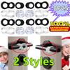 חדש 8-1 PC ידיות מעצור דלת ללא אגרוף דלת עצירות הגנה עגולה שקוף ידית דלת ידית פגוש קירות פגוש רפידת מגן ריהוט