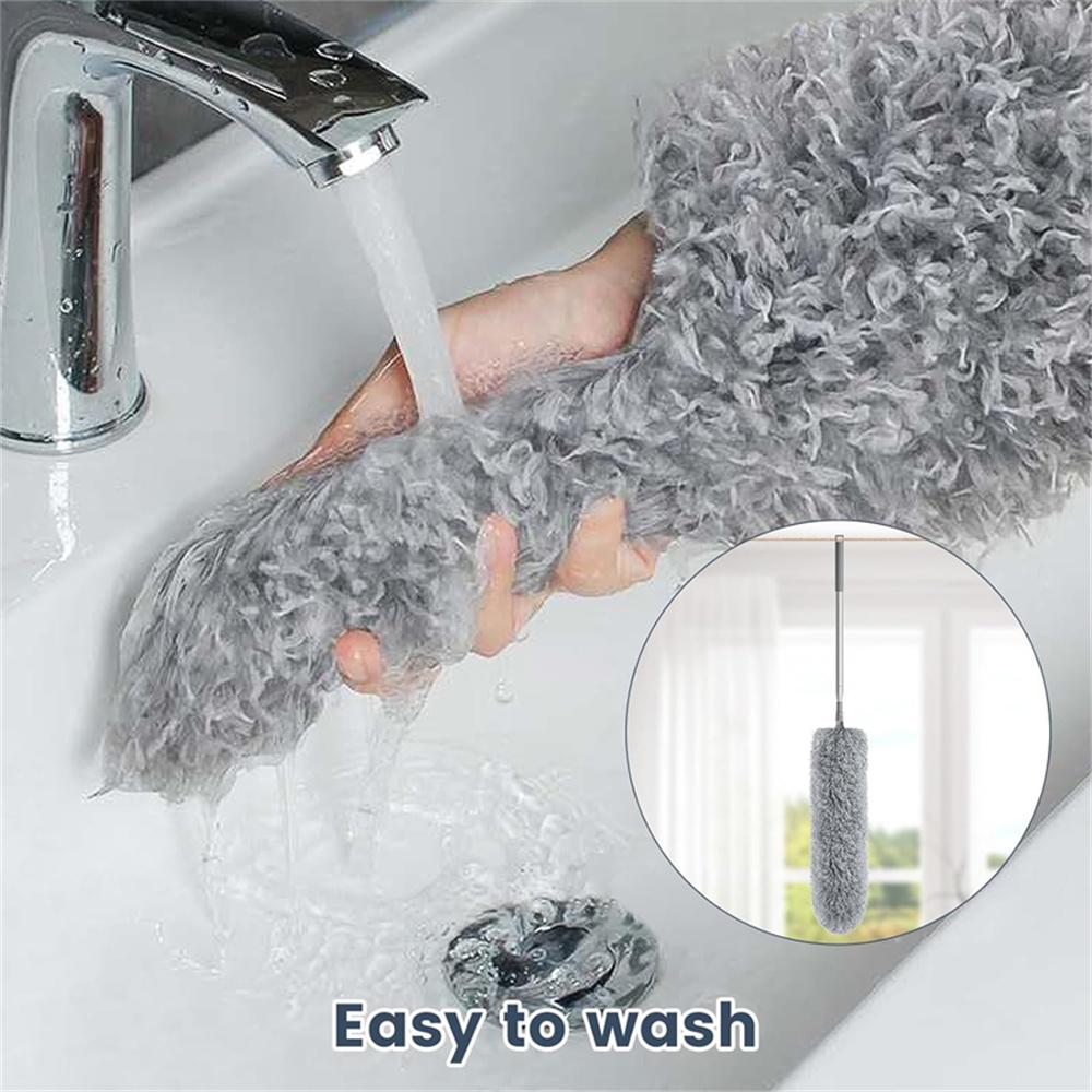 Microfiber Duster Extendable Duster Cleaner Brush Telescopic Catcher Mites Gap Dust Removal Dusters Home Cleaning Tools 2.5M