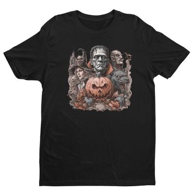 Halloween Shirt Monster Shirt, Retro Halloween Crewneck Monster Shirt