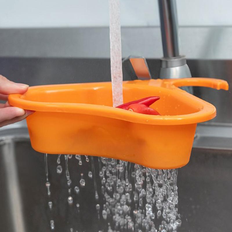 1PC Swan Kitchen Sink Drain Basket Leftovers Filter Sink Hanging Fruit And Vegetable Sink Water Filter Rack